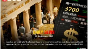 Investors await Fed rate cuts, US dollar weakens, and gold hits $3700.