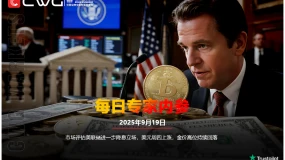 CWG资讯：市场评估美联储进一步降息立场，美元周四上涨，金价高位持续回落