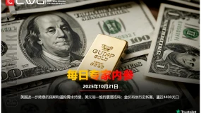 CWG资讯：美国进一步降息的预期和避险需求持续，美元周一维持震荡格局；金价再创历史新高，逼近4400关口