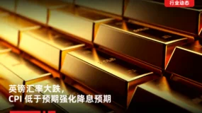 行业动态 | 黄金价格再度重挫,一度下破每盎司 4000 美元关口