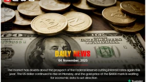 Market doubts Fed rate cuts this year. USD rises, gold near $4000, waiting for economic data.