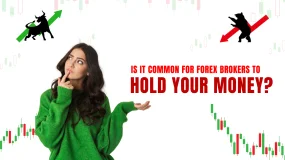Is it common for Forex brokers to hold your money?