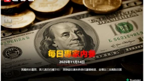 CWG資訊：美國政府重啟，美元周四持續下跌；聯儲官員對降息持謹慎態度，黃金從三周高點回落