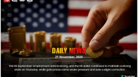 US September jobs data boosted the dollar, while gold saw a slight dip.