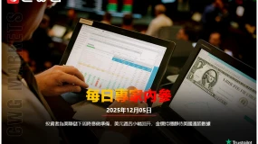 CWG資訊：投資者為美聯儲下周降息做準備，美元週四小幅回升，金價持穩靜待美國通脹數據