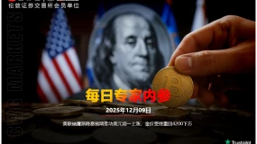 CWG资讯:美联储鹰派降息预期推动美元周一上涨,金价受挫重回4200下方