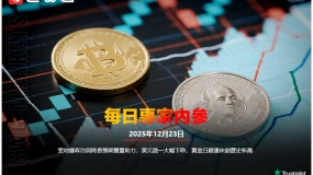 CWG資訊:受地緣政治與降息預期雙重助力,美元週一大幅下跌,黃金白銀聯袂創歷史新高