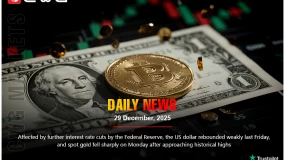 Fed cuts weakly lifted the dollar, while gold dropped after reaching highs.