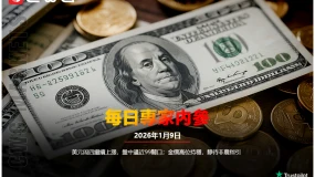 CWG資訊：美元周四繼續上漲，盤中逼近99關口；黃金價格高位持穩，靜待非農指引