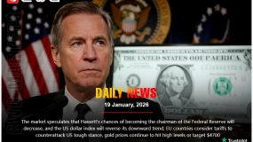 Hassett's Fed bid fades, USD up, EU tariffs, gold $4700.
