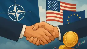 Power Trading（PT）新闻速递：北约框架协议缓和美欧关税危机，黄金避险吸引力短期受抑