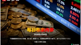CWG資訊：市場擔憂美政府再次停擺，美元週二震盪下行；現貨黃金價格急升逾6%，創下自2008年11月以來最大的單日漲幅