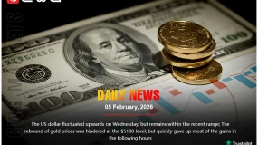 USD rose slightly, gold hit $5100 then dropped.