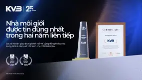 KVB Giành Giải Nhà Môi Giới Được tin Dùng Nhất Hai Năm Liên Tiếp