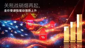 Amillex安迈每日汇评｜关税战硝烟再起，金价受避险驱动强势上升 