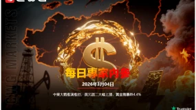 CWG資訊:中東大戰愈演愈烈,美元週二大幅上漲,黃金竟暴跌4.4%