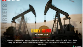 Investors eye Middle East tensions; USD up, gold stable, oil reserves tapped.