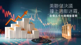 Amillex安邁每日匯評｜美聯儲決議撞上通膨迷霧，金價五千大關橫盤蓄勢 