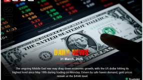 War hurts growth; dollar at 6-month high; gold holds $4,500.