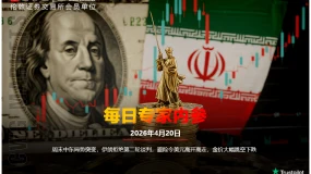 CWG资讯：周末中东局势突变，伊朗拒绝第二轮谈判，避险令美元高开高走，金价大幅跳空下跌   