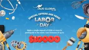 AUS GLOBAL launches "Lucky Wheel Event" to celebrate Labour Day