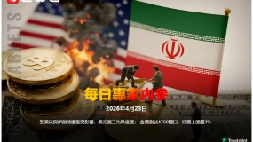 CWG資訊：受美以與伊朗持續衝突影響，美元週三先跌後漲；金價測試4700關口，油價上漲超3%