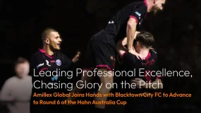 Leading Professional Excellence, Chasing Glory on the Pitch | Amillex Global Joins Hands with Blackt