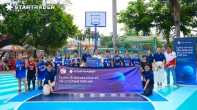 STARTRADER พลิกโฉมสนามบาสเกตบอล สร้างโอกาสให้เยาวชนกว่า 10,000 คนในเวียดนาม