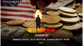 CWG资讯:美国暂缓进行对伊朗攻击,美元周一高位承压回落;金价触底回升测试4600,油价回落近2%