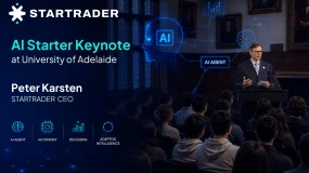 STARTRADER CEO Peter Karsten Delivers "AI Starter" Keynote at University of Adelaide