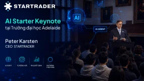 CEO STARTRADER - Peter Karsten đã có bài phát biểu “AI Starter Keynote” tại Trường đại học Adelaide