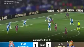 Tổng Kết Trận Đấu|La Liga 2026 Vòng 38: RCD Espanyol vs Real Sociedad