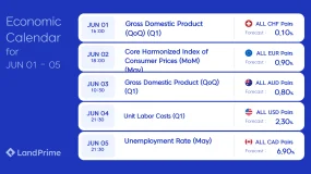 📅 LỊCH KINH TẾ TUẦN ĐẦU TIÊN CỦA THÁNG 6