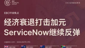 EBC环球焦点|经济衰退打击加元 ServiceNow继续反弹