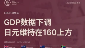 EBC环球焦点|GDP数据下调 日元维持在160上方