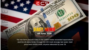US May jobs beat; USD>100; gold $4300, oil +2%