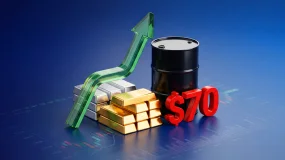 Vàng và bạc phục hồi sau số liệu NFP yếu. Dầu Brent giảm về mức 70 USD/thùng