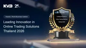 KVB Honored with “Leading Innovation in Online Trading Solutions Thailand 2026” by World Business Ou