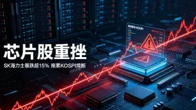 IEXS盈十证券汇市分析|SK海力士韩股暴跌超15%拖累KOSPI触发熔断!