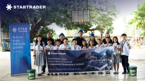 STARTRADER Breaks Ground on Basketball Court Revamp Benefiting around 20,000 Students in Davao City,