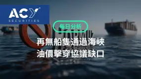 【ACY每日分析】再無船隻通過海峽,油價擊穿協議缺口!韓國槓桿收緊,AI回調加劇!