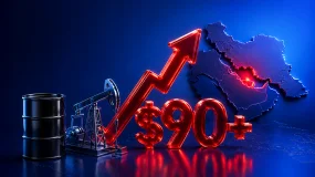 중동 긴장 고조 속 브렌트유, 배럴당 $90 돌파