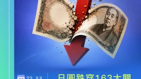 AvaTrade爱华官网:日圆跌穿163大关,创40年新低点