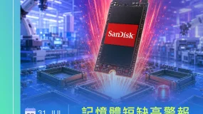 AvaTrade爱华官网：记忆体短缺亮警报，SanDisk单日暴升26%
