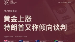 EBC环球焦点|黄金上涨 特朗普又称倾向谈判