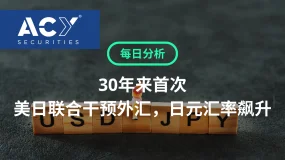 【ACY每日分析】30年来首次!美日联合干预外汇,日元汇率飙升!特朗普又在周末TACO,美股黄金高开!