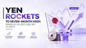 Yen Rockets to Seven-Month High, Erasing 4% Off USD/JPY in Days as Dollar Stays Subdued Ahead of CPI