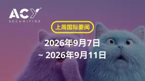 【ACY证券国际要闻】2026年9月7日~2026年9月11日