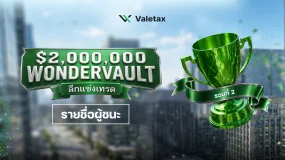 ประกาศผู้ชนะ Wondervault Trading League Round 2: Acceleration