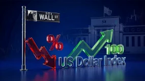 Phố Wall giảm điểm khi Cục Dự trữ Liên bang Mỹ tăng lãi suất lần đầu tiên kể từ năm 2023. Chỉ số Dol